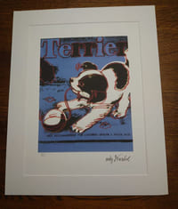 Lithographie "Mechanical terrier blue".
