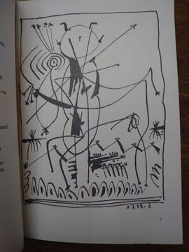 L'Espace et la flûte. Variations sur douze dessins de Picasso. . Jean TARDIEU.