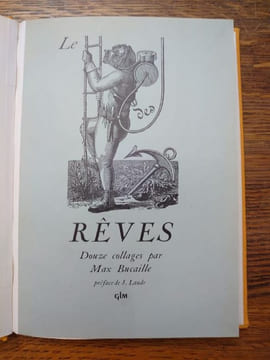 Le scaphandrier des Rêves. Douze collages par Max Bucaille. Préface de J. Laude. . Max BUCAILLE.