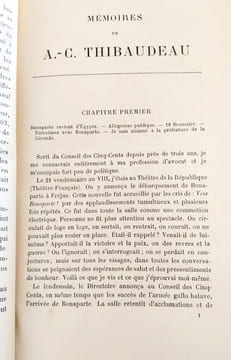 Mémoires de A.-C. Thibaudeau 1799-1815. Thibaudeau Antoine-Claire