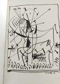 L'Espace et la flûte. Variation sur douze dessins de Picasso.