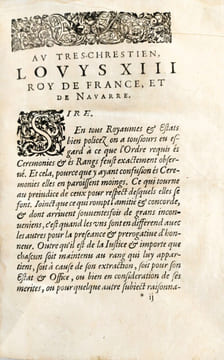 Le Cérémonial de France, ou description des Cérémonies, Rangs & Séances observées aux Couronnemens, Entrées & Enterremens des Roys & Roynes de France, ...