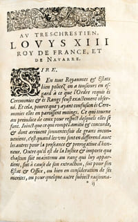 Le Cérémonial de France, ou description des Cérémonies, Rangs & Séances observées aux Couronnemens, Entrées & Enterremens des Roys & Roynes de France, & autres Actes et Assemblées solennelles. Recueilly des Mémoires de plusieurs Secrétaires du Roy, Hérauts d'Armes & autres.
