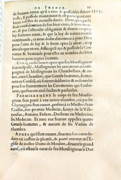 Le Cérémonial de France, ou description des Cérémonies, Rangs & Séances observées aux Couronnemens, Entrées & Enterremens des Roys & Roynes de France, ...