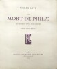 La Mort de Philae. [Géo Colucci, Eaux-Fortes]Loti Pierre