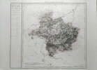 Carte du département de Sambre et  Meuse, divisé en 4 arrondissements et en  21  Cantons. Dumez (Veuve),Chanlaire