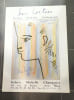 Affiche originale Jean Cocteau Mich&egrave;le Champetier Nice. Cocteau Jean(d'apr&egrave;s)