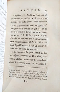 Lettres écrites de la Montagne. Rousseau Jean-Jacques