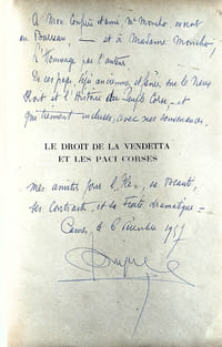 [Corse]Le droit de la Vendetta et les paci
