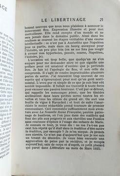 Le Libertinage. Aragon Louis