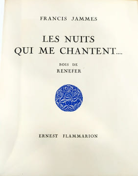 Les nuits qui me chantent. Jammes Francis(Renefer, gravures]