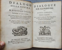 Dialogo della pittura di M.Lodovico Dolce intitolato L'Aretino,Dialogue sur la peinture de Louis Dolce intitulé L'Arétin