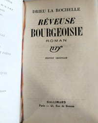 Rêveuse bourgeoisie