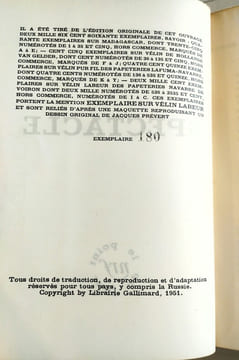 Spectacle. Jacques Prévert