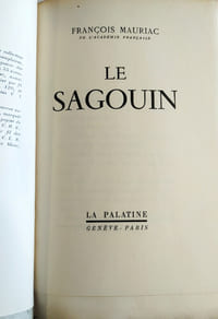 Le Sagouin, édition originale