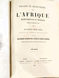 Voyage et découverte de l'Afrique septentrionale & centra1e 1849-185"