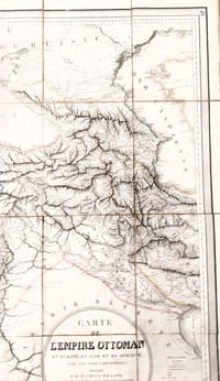 Carte de l'Empire Ottoman 1822