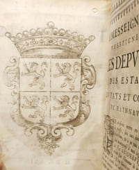 [HAINAUT]. RECUEIL DE PLUSIEURS PLACCARTS FORT UTILES AU PAYS DE HAYNNAU,dont les chartes dudit pays renvoient à quantité d'iceux avec le Decret de l'an 1601, l'Edit perpétuel,le règlement de navigation,mesure des héritages du susdit Pays et d'autres circonuoifins,aussi à la largeur des chemins et voyes d'iceluy. Le tout fait pour l'utilité des Practiciens
