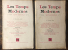  Les Temps Modernes n°1 Octobre 1945 . Les Temps Modernes