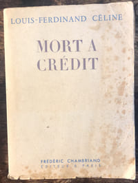 Céline Mort à crédit