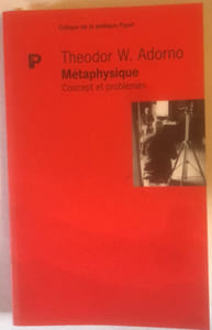 Métaphysique Concept et problèmes