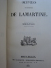 Oeuvres d'Alphonse de  Lamartine. Méditations. Alphonse de Lamartine