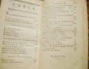 . Mélanges de poésie et de littérature

 par M. de Florian

 à Genève

1787

203p

format 12x6,5cm

reliure avec quelques traces d'usure ...