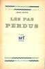 Les Pas perdus.. BRETON, André