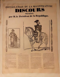 Installation de la Magistrature. Discours prononcé par M. le Président de la République [Louis-Napoléon]