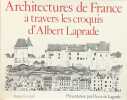Les Croquis darchitecture. 3 volumes :  Les rues de Paris. Édition augmentée de 12 planches. Présentation par Yvan Christ  Architectures de la ...