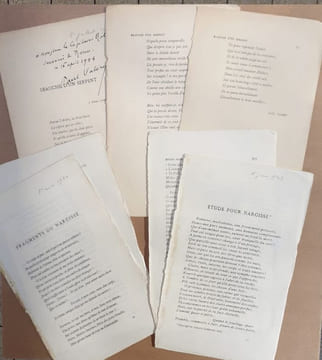 "Vers et prose" 1919-1922. Ensemble composite de textes publiés en revues : Aurore (Mercure de France, 16/10/17) - La Pythie (Les écrits nouveaux, ...