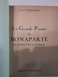 La grande pensée de Bonaparte-de Saint-Jean-d'Acre au 18 brumaire