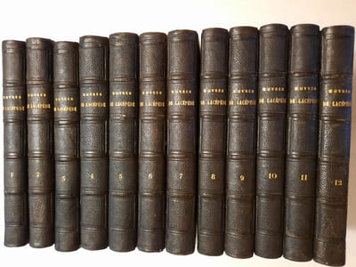 Oeuvres-comprenant l'histoire naturelle des quadrupèdes ovipares,des serpents,des poissons et de cétacés;accompagnées  du portrait de l'auteur et d'environ 400 figures éxécutées pour cette édition par le meilleurs artistes