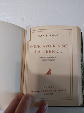 Isaac (1) -En Egypte (2) -Pour avoir aimé la terre (3). ISTRATI (Panaït)