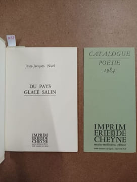 Du pays glacé salin (Dédicacé). NUEL, Jean-Jacques
