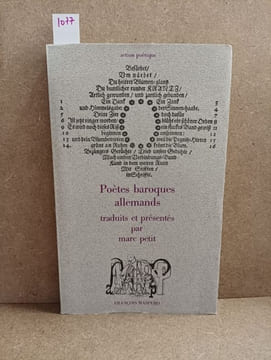 Poètes baroques allemands. COLLECTIF