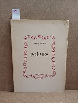 Poèmes. DOLNOIS, France