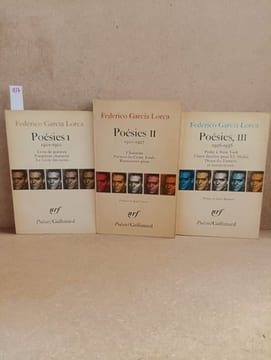 Poésies (3 volumes). GARCIA LORCA, Federico
