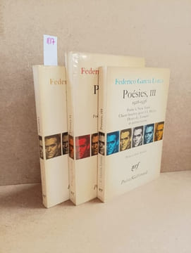 Poésies (3 volumes). GARCIA LORCA, Federico