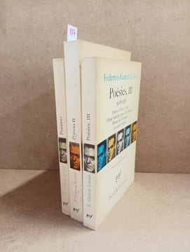 Poésies (3 volumes). GARCIA LORCA, Federico