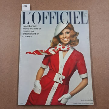 L'Officiel #551-552 : Exceptionnel. Les collections de printemps entièrement en couleurs. L'Officiel de la Couture et de la Mode de Paris 