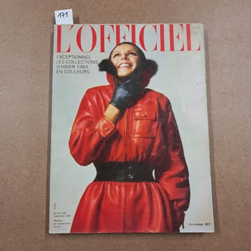 L'Officiel #557-558 : Exceptionnel. Les collections d'hiver 1969 en couleurs. L'Officiel de la Couture et de la Mode de Paris