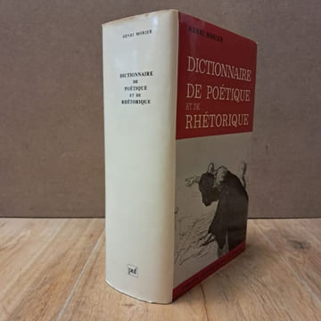 Dictionnaire de poétique et de rhétorique. MORIER, Henri 