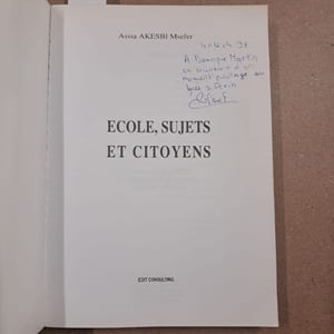 Ecole, Sujets et Citoyens