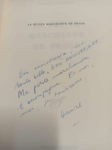 La petit marchande de prose (Dédicacé)