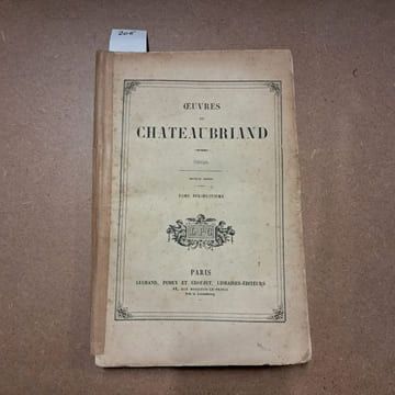 Œuvres de Chateaubriand. Tome dix-huitième : Polémique. CHATEAUBRIAND, François-René de