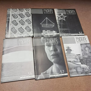 Papiers libres. Revue trimestrielle d'art contemporain