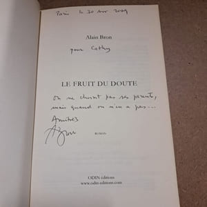 Le fruit du doute (Dédicacé) 