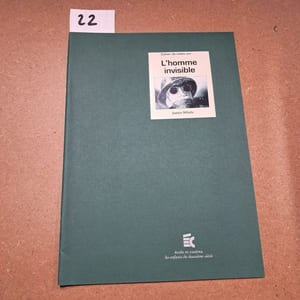 Cahier de notes sur L'homme invisible (James Whale)