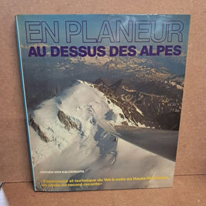 En planeur au dessus des Alpes